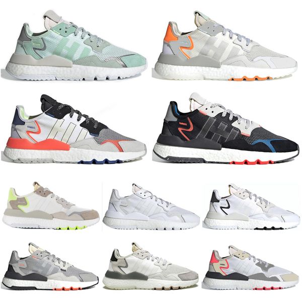 

Hotsale Nite Jogger 3M Reflective Running Shoes Beige Black ICE MINT TRACE PINK Footwear White Women Mens Trainer Sports Sneakers 36-45