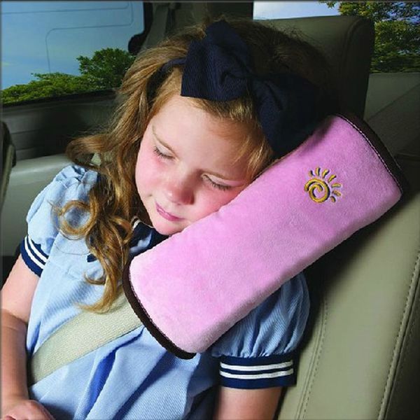 

car interior accessories for baby children safety strap car seat belts pillow shoulder protection pillow for head #p10