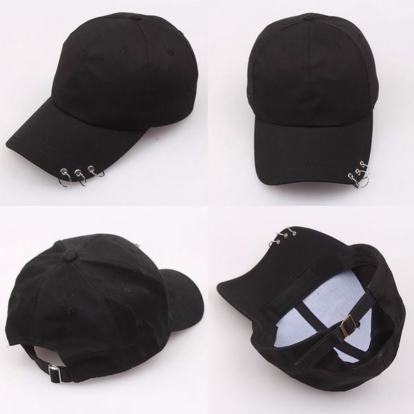 

summer men and women's kpop live the wings tour baseball cap korean boys ring adjustable solid hats 3 colors #263487, Blue;gray
