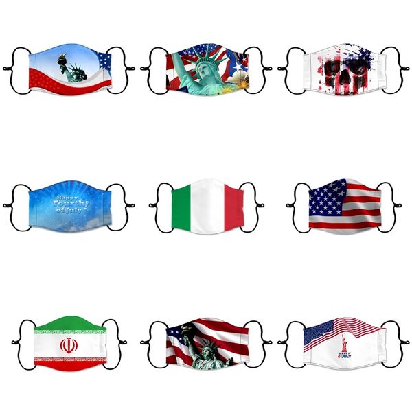 

моющийся многоразовый мода печати маски американский parade я не могу дышать face mask out door спорт езда designer маска t9i00396 # 518