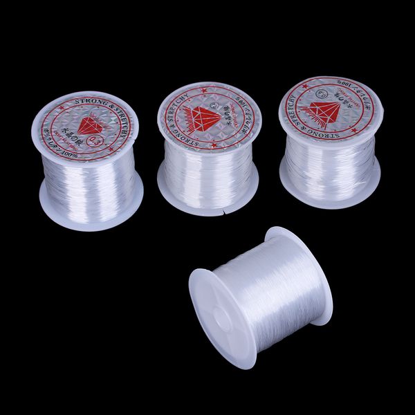 

1roll 0.2mm-0.6mm nylon braided strong fish wire thread monofilament super power fish lines pe crystal fishing wire fishing tool