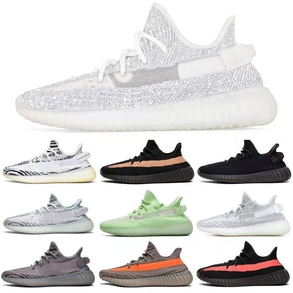 

3 kanye west running for mens m reflective static sesame true form clay beluga bred men women designer trainers sneakers sports