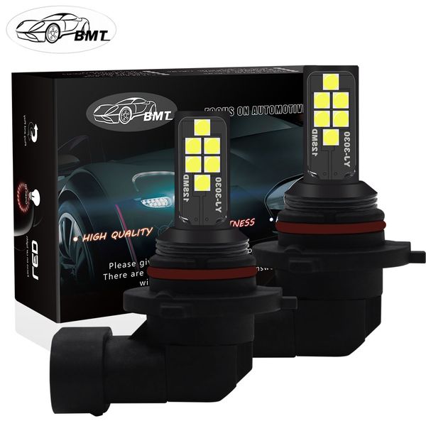 

bmt hb4 led hb3 9005 9006 led bulb car fog lights lamp cars daytime running lights drl white amber 12v 24v auto lamp