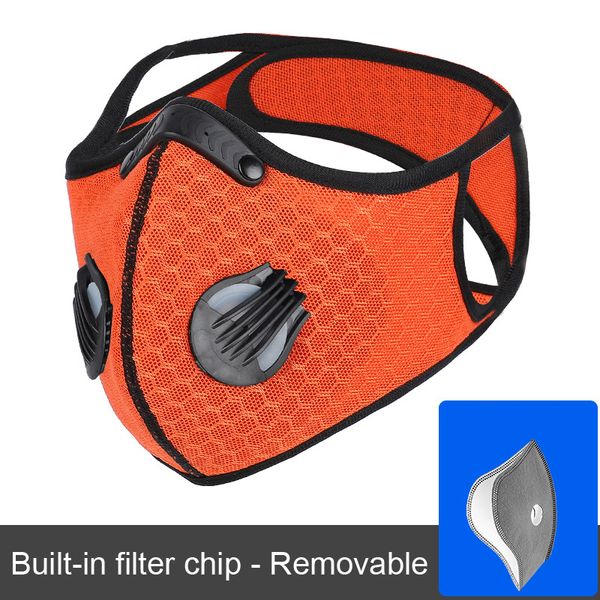 

велоспорт маска для лица спортивная тренировка n95 pm2.5 анти-загрязнение беговая маска активированный угольный фильтр моющаяся маска dd03