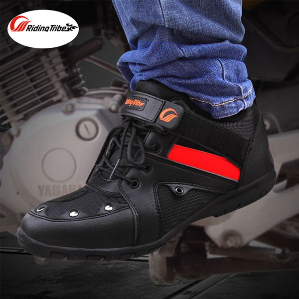 

motorcycle boots motorbike shoes motocross boots biker short knight motorcycle road racing riding crash strong