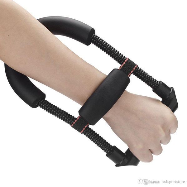 

fitness equipments power wrist device forearm force flexor strength hand gripper training tool exerciser steel spring adjustable hxl