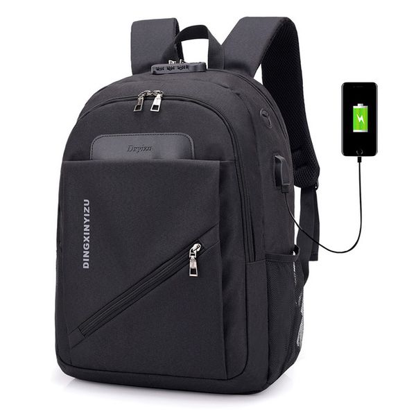 

nylon+canvas schoolbag male and female shoulder bags high-capacity computer package leisure backpack multifunctional outdoor d-0237