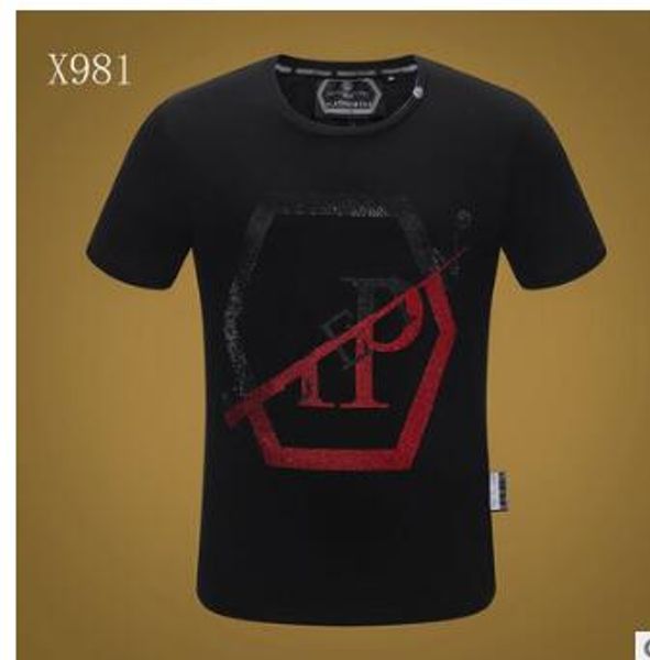 

2019 printed phillip plain t hirt fa hion ca ual fitne cool o neck men 039 bear t hirt ummer hort leeve men clothing