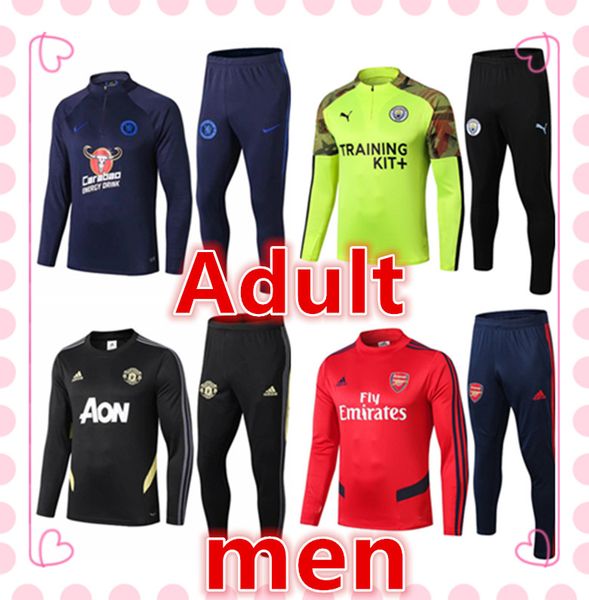 

New 2019 2020 football track uit urvêtement de football training uit 19 20 chandal futbol men occer track uit jogging jacket
