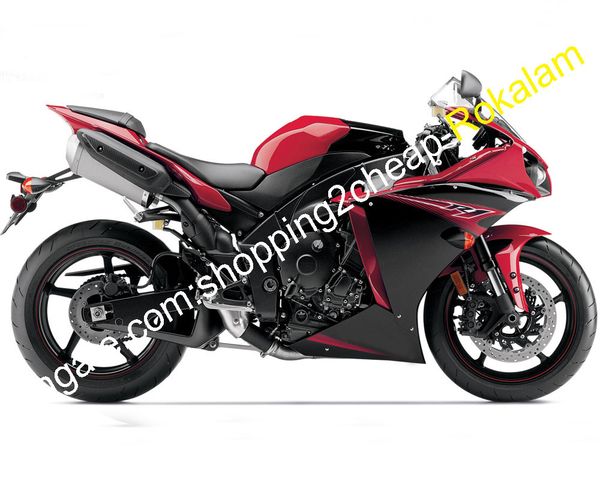 

модные обтекатели для yamaha yzfr1 yzf 1000 r1 12 13 14 yzf1000 2012 2013 2014 красный черный обтекатель для кузова (литье под давлением