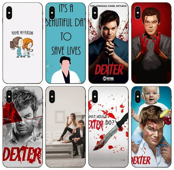 

tongtrade] tv show dexter morgan case for iphone 11 pro x xs max xr 8 7 6s 5s plus samsung note 5 8 9 huawei mate 10 honor 8s xiaomi 9 case