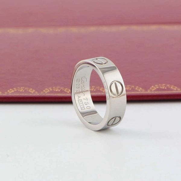 

Дизайнерские ювелирные изделия женские кольца мужские титановые стальные обручальные кольца роскошные бриллиантовые розовые золотые обручальные кольца 6 мм без коробки