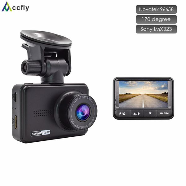 

accfly car dashcam dash cam camera dvr dvrs car registrator video recorder novatek 96658 sony imx323 full hd 1080p 170 degree