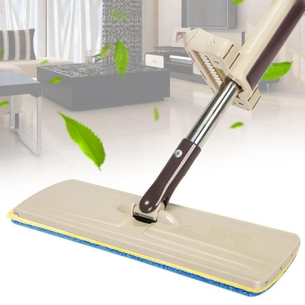 

wash-flat mop for wood floor household supplies washable mop washing floor lazy hand double-side cleaning tools