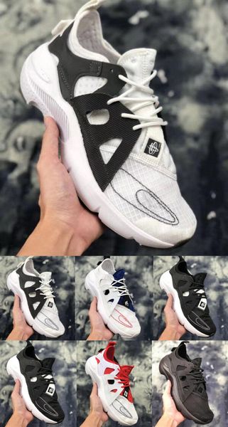 

2020 new air huarache 9 run ultra running shoes for men women huraches 9s ix ace breathable trainer black sports sneakers runner size 36-45, White;red