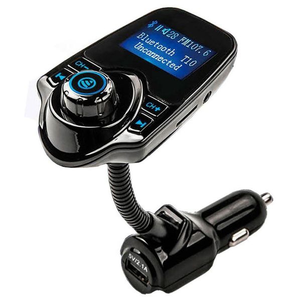 

popular goods multifunction four in one car cigarette lighter bluetooth handsradio receiver charger 1.44 inch display mp3