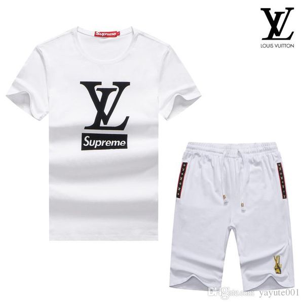 

spring luxury new trend brand sweatshirt suits designer men running tracksuits suit mens casual sweatsuit short sleeve+shorts sportswear set, Gray