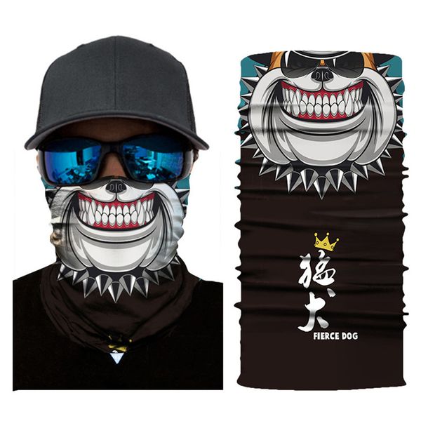 

quick-drying skull face mask scarf ski mask ghost balaclava masks cycling head scarf neck halloween party face 40nt26, Black