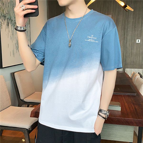 

slim mens summer tshirts o neck short sleeve man clothing hit color plus size men casual t-shirts, White;black
