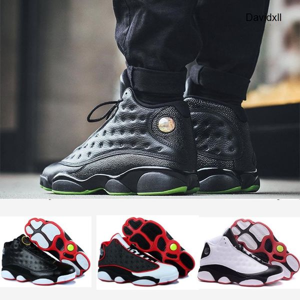

2020 новых женщин retre баскетбол обувь 13 13s dmp black history cat полета dmp черный истинный красный спорт серый toe j13 кроссовки