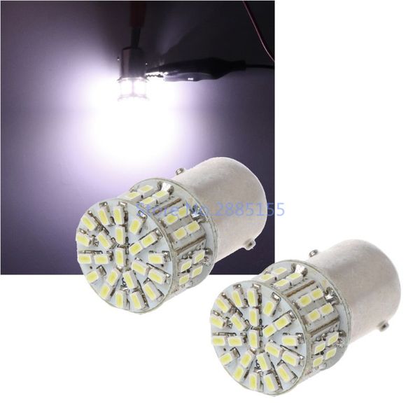 

2pcs 1157 bay15d led lights car reverse rear turn signal tail light brake parking lamp smd 3014 white bulb 6000k 12v c45