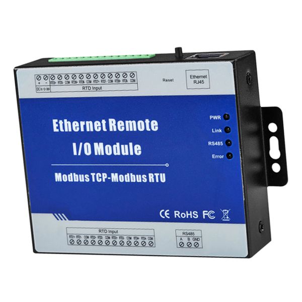 

m240t ethernet remote io module scada, opc, tcp, rs485 interface modbus, security systems for workplace workshop *, Black;white