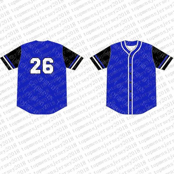 

Top Custom Baseball Jerseys Mens Embroidery Logos Jersey Free Shipping Cheap wholesale Any name any number Size M-XXL 44