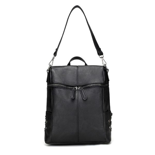 

fashion ladies backpack new pu leather leisure travel backpack multifunctional