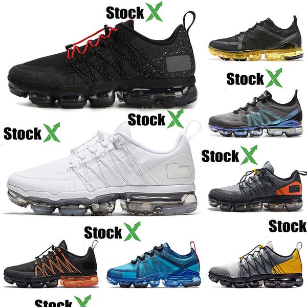 

2020 air cushion run utility men running shoes black anthracite white reflect silver athletic shoes sport sneakers size 40-45, White;red