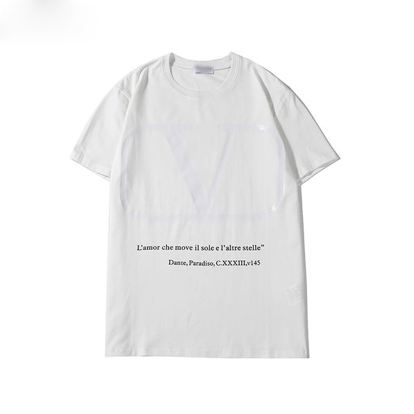 

fashion men's t-shirt new arrival male women high-quality letter print famous casual short-sleeved men's designer t-shirt s-2xl 3, White;black