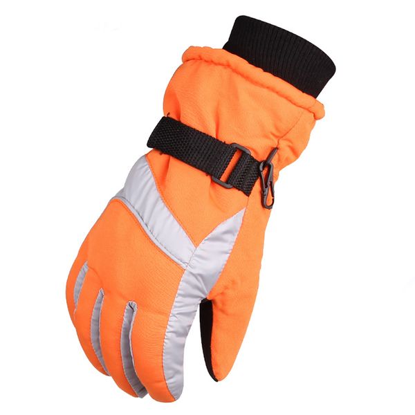 

1 pair ski gloves thickened winter warm insulated sports windproof snowboard waterproof adjustable anti slip men women