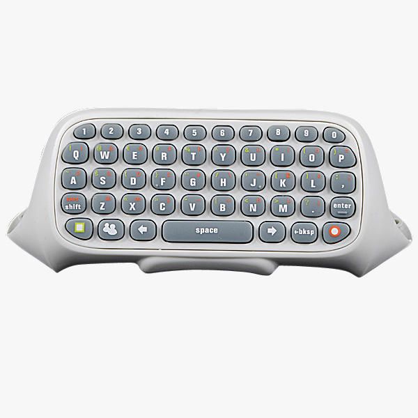 Tastiera per controller wireless Messenger Tastiera per chatpad per Xbox 360 - nera