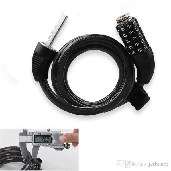 

gub sf-31 bicycle locks thickened 1.2m 325g bike password lock cable steel pvc cycling accessories