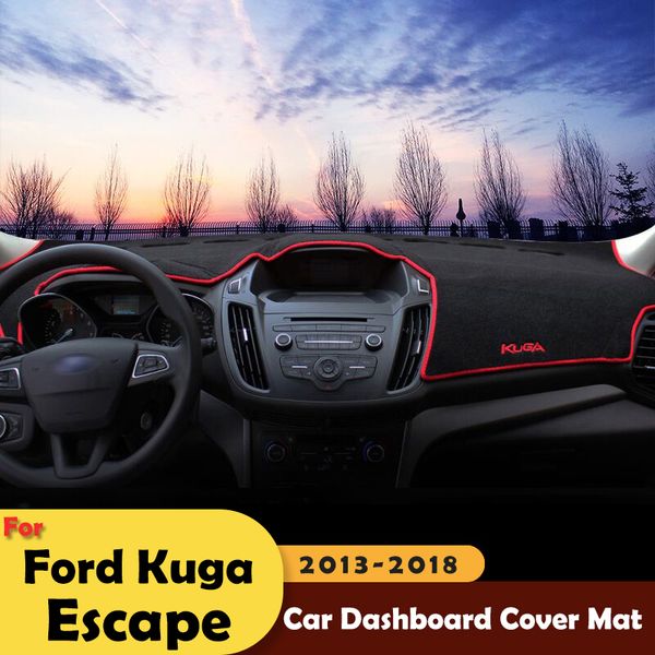 

car dashboard avoid light pad instrument platform desk cover mats carpets lhd for kuga escape 2013 2014 2015 2016 2017 2018