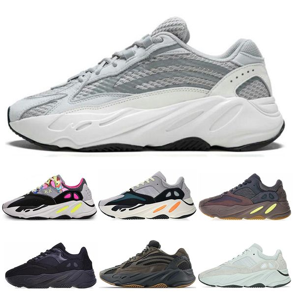 

New Runner Kanye West Wave Runner Mauve Static Inertia Running Shoes Mens Women Athletic Sport Shoes Trainer Sneakers Shoes Size 36-46