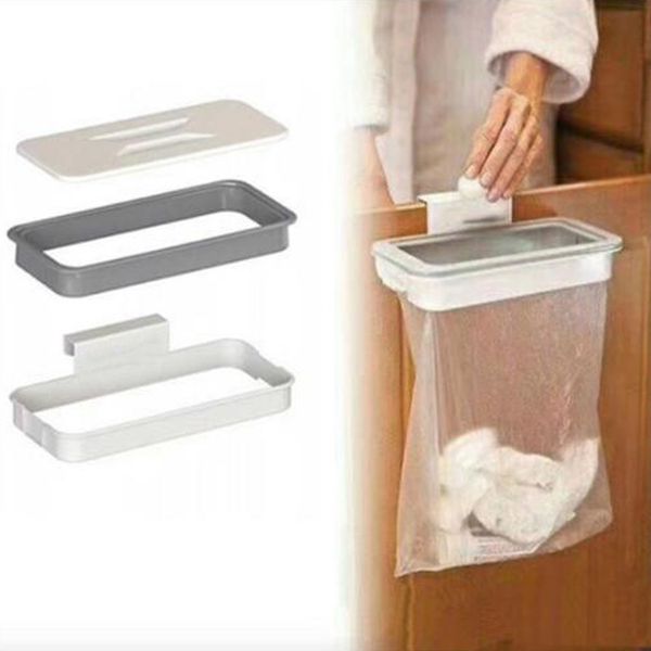 

trash bag storage rack cupboard kitchen bathroom hanging holders trash toys kitchen accessories supplies food containers kitchen