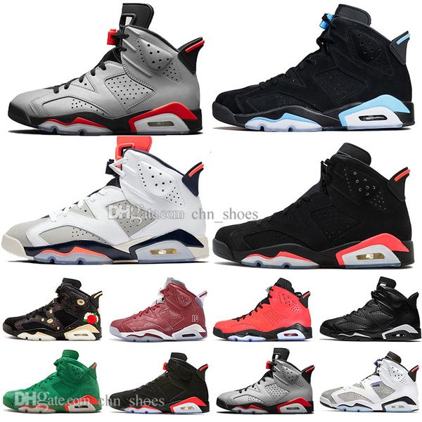 

2019 bred 6 6s mens basketball shoes infrared 23 3m reflective bugs bunny tinker black cat flint men sports sneakers designer trainers