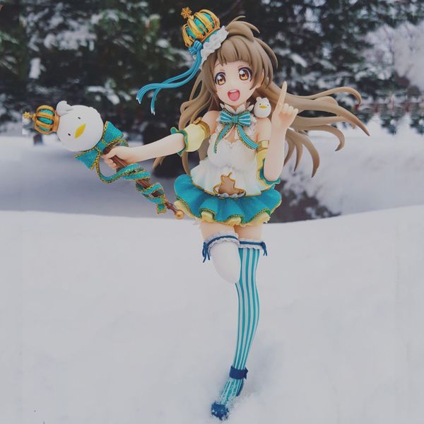 

22см love live kotori minami снег прохладный фигурку игрушки коллекция рождественский подарок с коробкой пвх модель коллекция японского аним