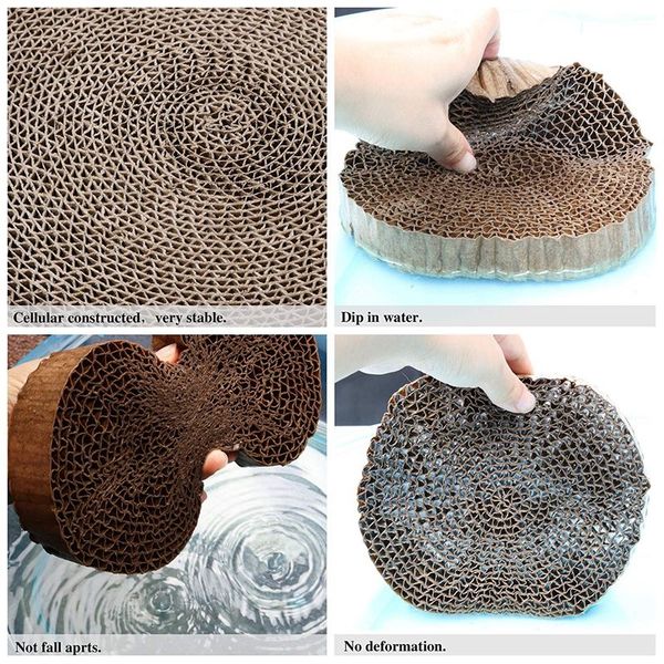 

cat scratching lounge board corrugated cardboard scratcher cat scratch pad post sharpen claws pet toy large other cat supplies