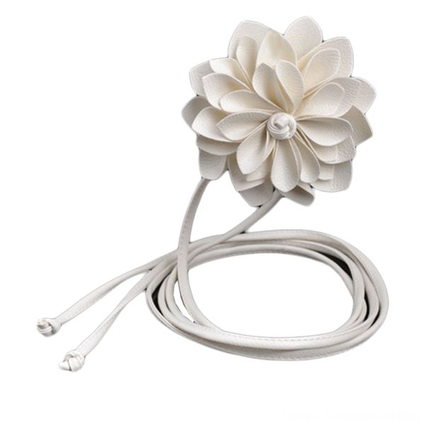 

belt lady fashion weave stretch elastic wide bohemiass & accessories waist leater threedimensional flower belt dress accessories, Black;brown