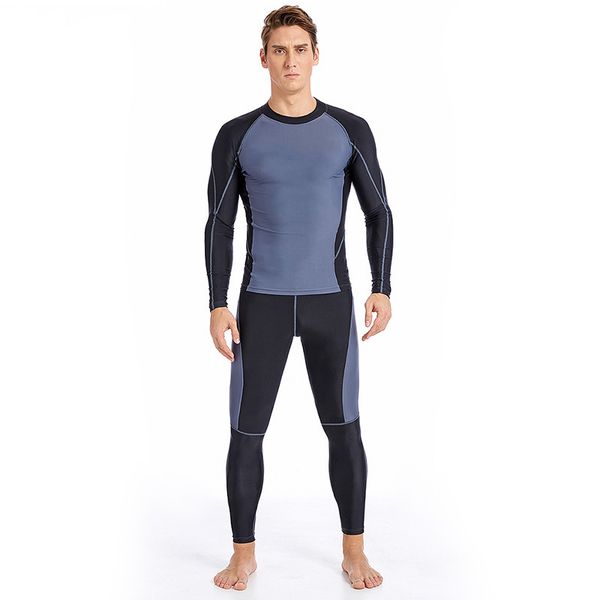 

bikinis set men long sleeved swimwear anti-jellyfish uv quick drying rash guard swim surf shirt sunscreen diving rashguard sleeve