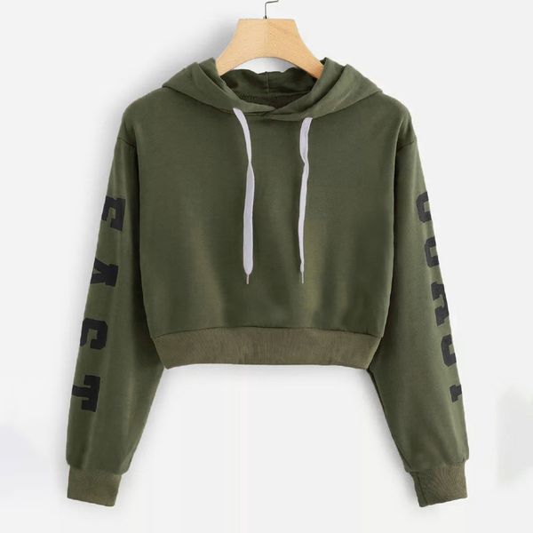 

hoodie womens letters long sleeve casual hip hop hoodies sweatshirt pullover blouse bts-bangtan pullover sale, Black