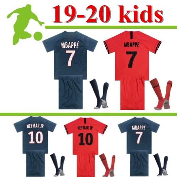 

maillot de foot 19 20 psg long sleeve soccer jerseys icardi mbappe sarabia ander herrera sweater cavani navas kids kit socks football shirt, Black;yellow