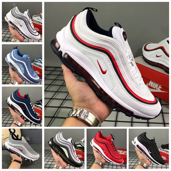 air max 97 blancos con rojo