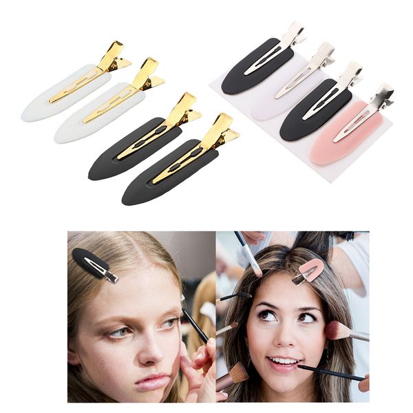 

клипы 8шт пластиковые нет bend волос curl pin клипы макияж прическа хомуты, Brown