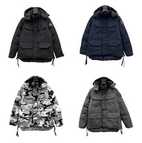 

новй бѬенд мђжкой канад кђѬки top quality гђ дизайнеѬ кђѬка мђжин, женин parka, Black;red