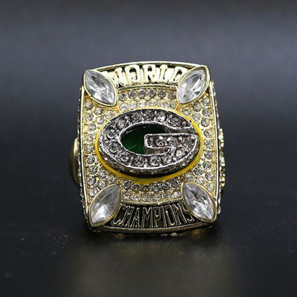 

2010 green bay football world championship ring ing, Golden;silver