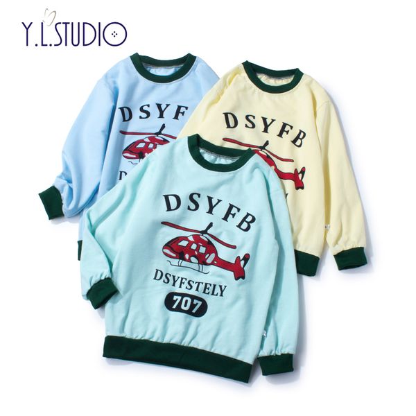 

мальчики пижамы футболка дети пижамы тройники дети единорог мультфильм одежда с длинным рукавом пижамы домашняя одежда для девочек топы, Blue