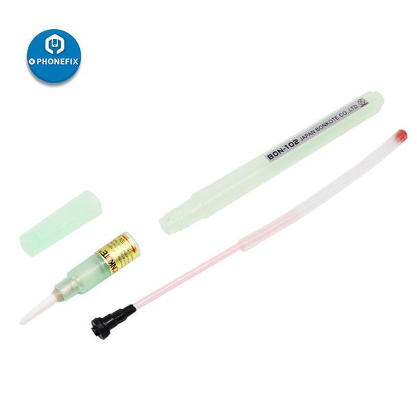 

phonefix 1/2pcs bon-102 flux paste solder paste pen brush tip pen flux welding tool for pcb soldering solder tool