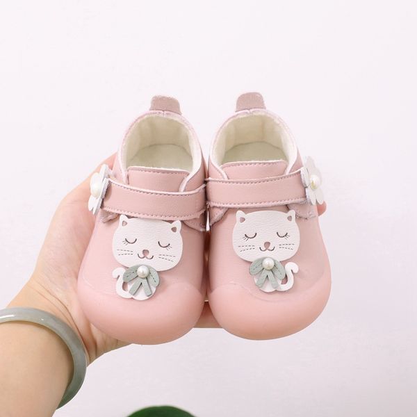 

baby shoes winter waterproof princess shoes 0-3 years old fashion cotton baby toddler